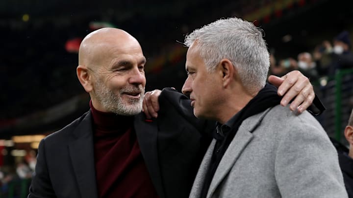 Stefano Pioli, José Mourinho Stefano Pioli, José Mourinho