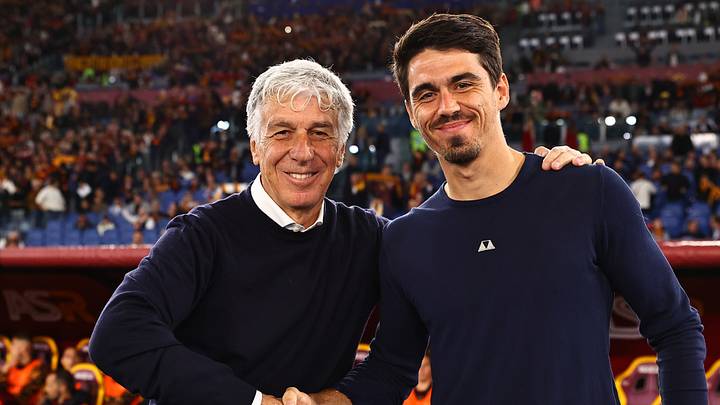 Gian Piero Gasperini e Carlos Cuesta