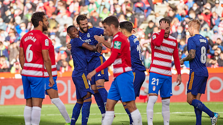Após ser eliminado pelo Athletic Bilbao na Copa do Rei, o Real Madrid recebe o Granada no Santiago Bernabéu. Após ser eliminado pelo Athletic Bilbao na Copa do Rei, o Real Madrid recebe o Granada no Santiago Bernabéu.