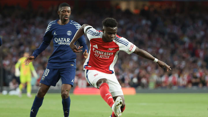 Dembélé e Saka estão entre as principais referências ofensivas dos times