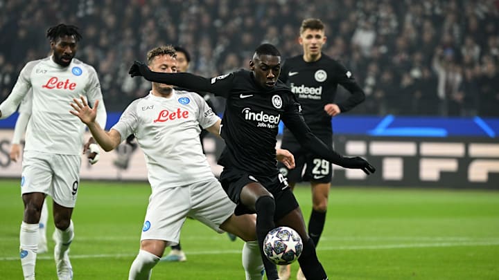 Die Eintracht verlebte einen schweren Abend