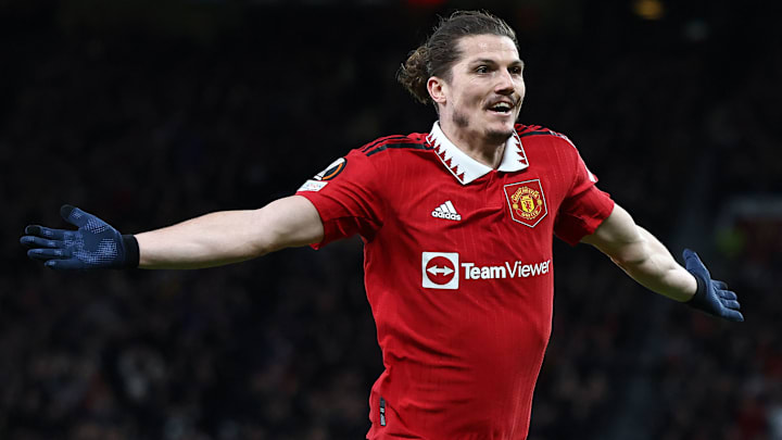 Marcel Sabitzer ist bei Manchester United oben auf