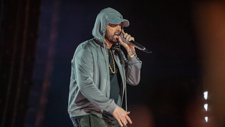 Eminem is known for his lyrics.