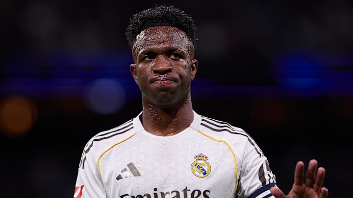 Vinicius Junior of Real Madrid CF seen in action during the...