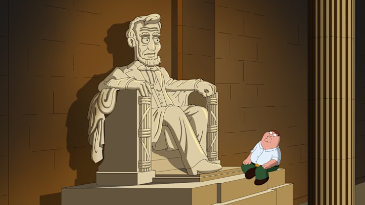 FAMILY GUY: PETER runs into Supreme Court Justice BRETT KAVANAUGH at a brewery tour, and the two become best friends, drinking the night into oblivion together. When Peter wakes up, he realizes their lives have swapped, and he joins the Supreme Court as Brett Kavanaugh, and Brett returns to Quahog as Peter. As Peter assimilates his way into the Supreme Court, he is forced to make a ruling on the constitutionality of gay marriage. Meanwhile, Brett tries to become friends with QUAGMIRE, CLEVELAND,