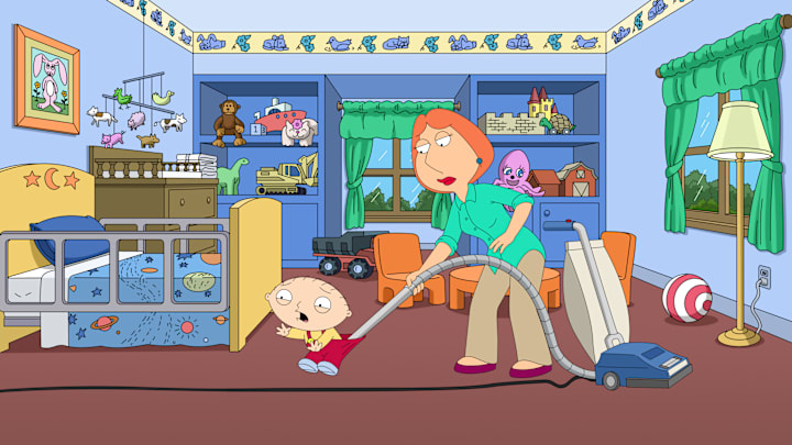 FAMILY GUY: Due to PETER’s shenanigans, LOIS is late to her ladies night out at a concert, causing her to miss the show and end up at a comedy bar. Venting her anger about Peter, Lois lands joke after joke and rapidly becomes a stand-up comedian using real life stories about Peter as content. Once Peter catches wind about this, he tries his best to straighten his life out to avoid being ridiculed by Lois’s comedy act in the all-new “Lois C.K.” episode of FAMILY GUY airing Sunday, Mar. 9