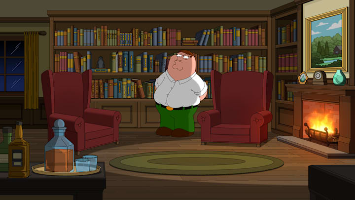 FAMILY GUY: Peter presents parodies of three Hulu shows: "Only Murders in the Building", "The Dropout", and "The Bear" in the all-new “A Real Who’s Hulu” episode of FAMILY GUY airing Sunday, April 27 (9:30-10:00 PM ET/PT) on FOX. FAMILY GUY © 2025 by 20th Television