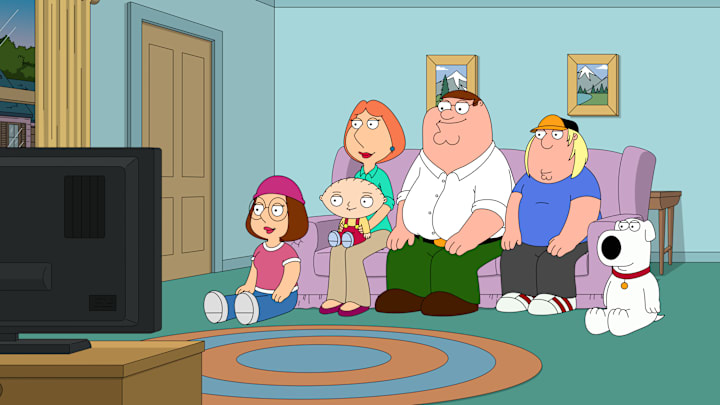 FAMILY GUY: When Meg starts dating a chicken she meets on a reality dating show, "Sex Farm", Peter disapproves of their love, prompting her to move out. Saddened by her absence, he decides to get her back from the Giant Chicken's House in the all-new “The Chicken or The Meg” episode of FAMILY GUY airing Sunday, Mar. 16 (9:30-10:00 PM ET/PT) on FOX.. FAMILY GUY © 2025 by 20th Television