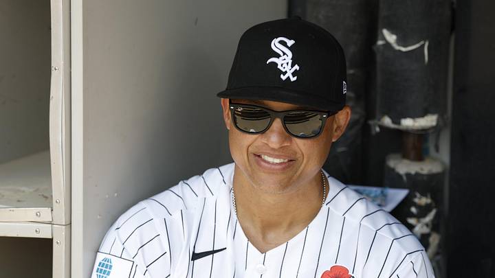 May 25, 2026; Chicago, Illinois, USA; Chicago White Sox manager Will Venable (1) looks on from the dugout before a baseball game against the Minnesota Twins at Rate Field. Mandatory Credit: Kamil Krzaczynski-Imagn Images
