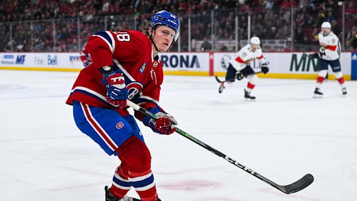 Nov 30, 2023; Montreal, Quebec, CAN; Montreal Canadiens center Christian Dvorak
