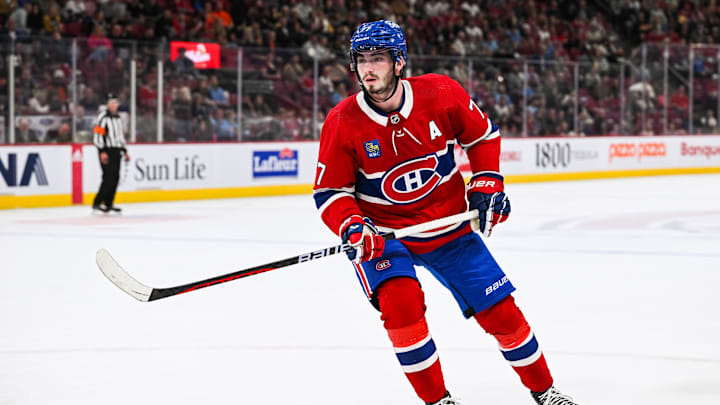 Sep 30, 2023; Montreal, Quebec, CAN; Montreal Canadiens center Kirby Dach.