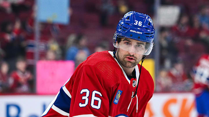 Feb 27, 2024; Montreal, Quebec, CAN; Montreal Canadiens center Colin White