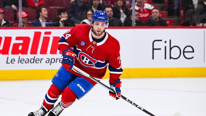 Feb 13, 2024; Montreal, Quebec, CAN; Montreal Canadiens center Brandon Gignac