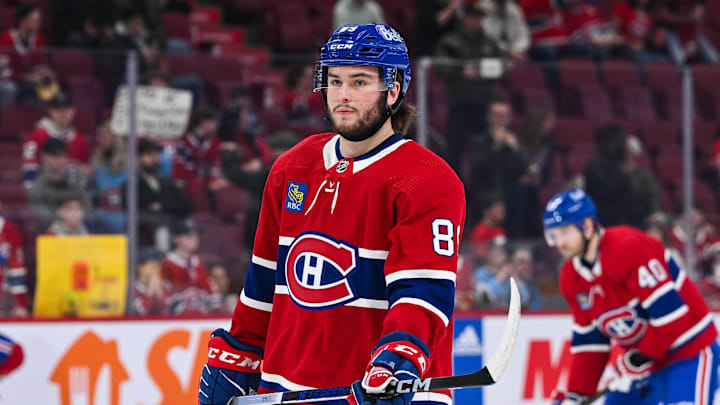 Feb 27, 2024; Montreal, Quebec, CAN; Montreal Canadiens right wing Joshua Roy 