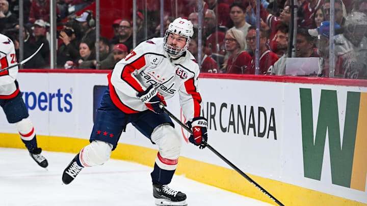 Alex Alexeyev, Washington Capitals Mandatory Credit: David Kirouac-Imagn Images
