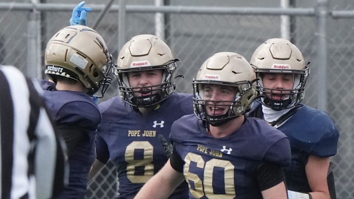 Sparta, NJ -- November 23, 2024 -- Tyler Houser (#8) of Pope John 