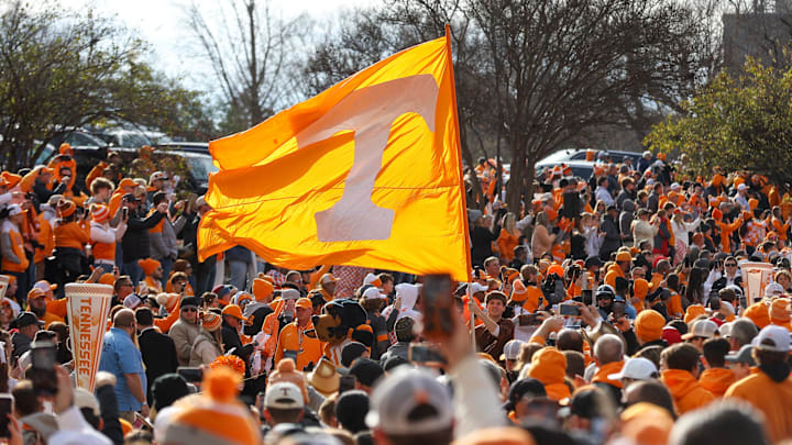 Nov 29, 2025; Knoxville, Tennessee, USA; General view during the Tennessee Volunteers Vol Walk before a game against the Vanderbilt Commodores at Neyland Stadium. Mandatory Credit: Randy Sartin-Imagn Images Nov 29, 2025; Knoxville, Tennessee, USA; General view during the Tennessee Volunteers Vol Walk before a game against the Vanderbilt Commodores at Neyland Stadium. Mandatory Credit: Randy Sartin-Imagn Images