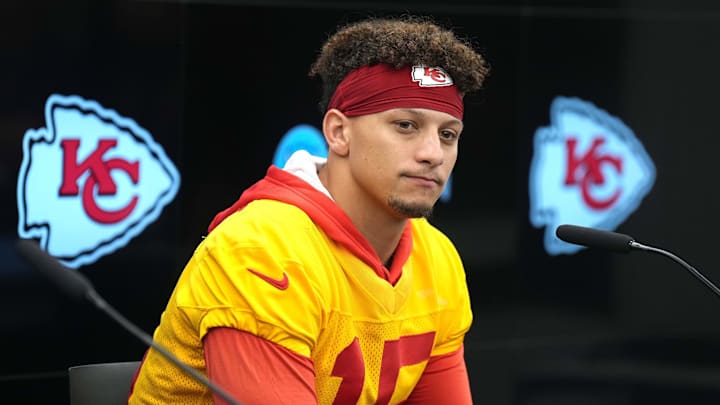 Two-time Super Bowl MVP Patrick Mahomes led the No. 1 Chiefs to a 7-2 record in the first half of the season