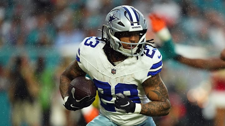 Former South Carolina football star Rico Dowdle is battling for the starting job with the Dallas Cowboys