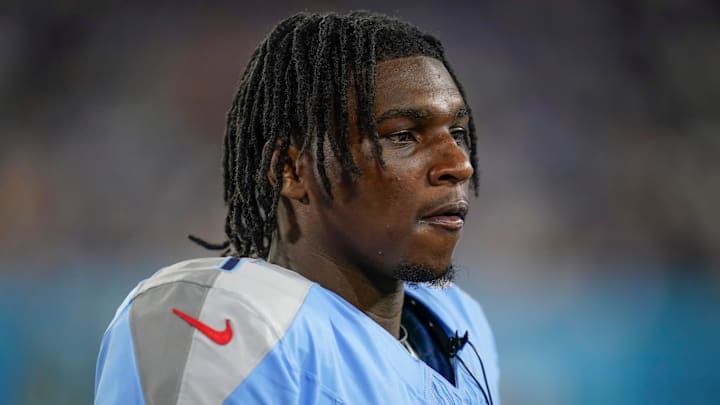 Tennessee Titans quarterback Cam Ward against the Minnesota Vikings at Nissan Stadium. Tennessee Titans quarterback Cam Ward against the Minnesota Vikings at Nissan Stadium.
