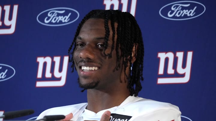 New York Giants wide receiver Malik Nabers New York Giants wide receiver Malik Nabers