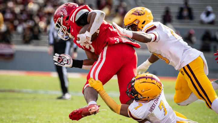 West Charlotte beat Seventy-First 14-7 in the NCHSAA football 3A championship at Carter-Finley Stadium on NC State's campus in Raleigh, Saturday, Dec. 21, 2024.