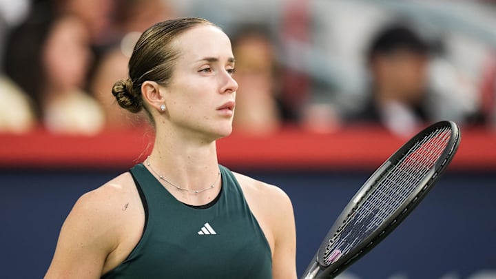 Elina Svitolina was defeated in straight sets by four-time major winner Naomi Osaka in Montreal. 