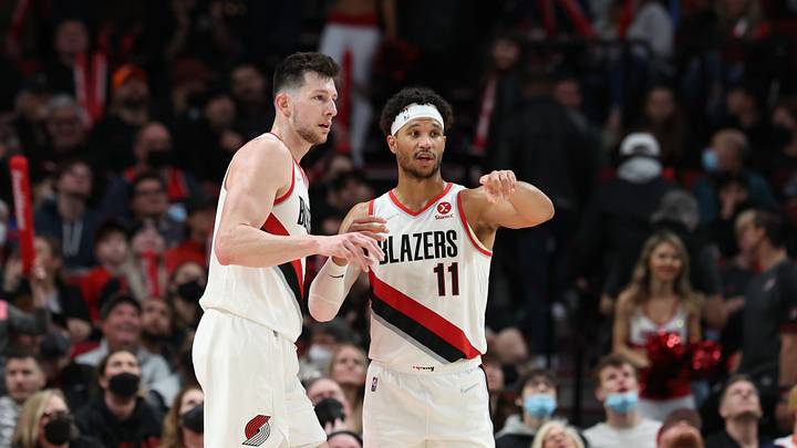 Moda Center, Josh Hart, Drew Eubanks Moda Center, Josh Hart, Drew Eubanks