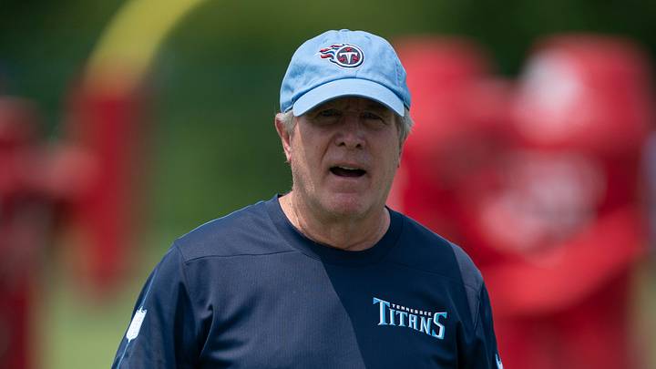 Tennessee Titans Offensive Line Coach Bill Callahan runs practice during mandatory Titans Minicamp at Ascension Saint Thomas Sports Park in Nashville, Tenn., Tuesday, June 10, 2025.