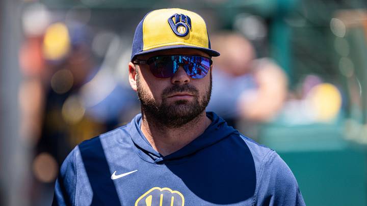 Aug 2, 2026; Anaheim, California, USA; Milwaukee Brewers pitcher Bryse Wilson (41) during a game against the Los Angeles Angels at Angel Stadium. Mandatory Credit: Jon Endow-Imagn Images Aug 2, 2026; Anaheim, California, USA; Milwaukee Brewers pitcher Bryse Wilson (41) during a game against the Los Angeles Angels at Angel Stadium. Mandatory Credit: Jon Endow-Imagn Images