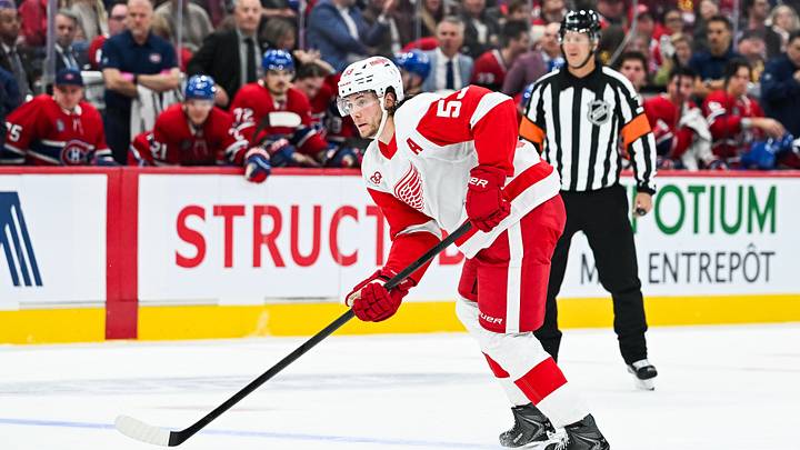Detroit Red Wings defenseman Moritz Seider Mandatory Credit: David Kirouac-Imagn Images Detroit Red Wings defenseman Moritz Seider Mandatory Credit: David Kirouac-Imagn Images