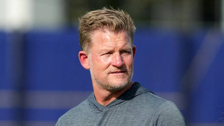 Aug 30, 2026; Woodland Hills, CA, USA; Los Angeles Rams general manager Les Snead watches practice at the Rams Practice Facility. Mandatory Credit: Kirby Lee-Imagn Images Aug 30, 2026; Woodland Hills, CA, USA; Los Angeles Rams general manager Les Snead watches practice at the Rams Practice Facility. Mandatory Credit: Kirby Lee-Imagn Images
