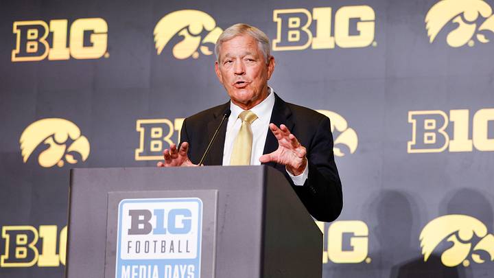 Kirk Ferentz doesn’t have to reach back to the 1970s to find the college football climate he fears.
