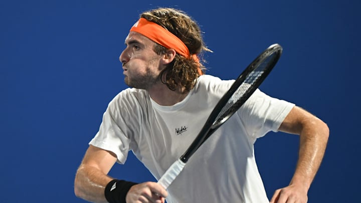 Stefanos Tsitsipas upset Daniil Medvedev in the Qatar Open. Stefanos Tsitsipas upset Daniil Medvedev in the Qatar Open.