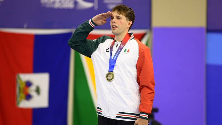 Iker Casas conquistó el oro en taekwondo al vencer al colombiano Miguel Trejos en la final de los -80 kg. Iker Casas conquistó el oro en taekwondo al vencer al colombiano Miguel Trejos en la final de los -80 kg.