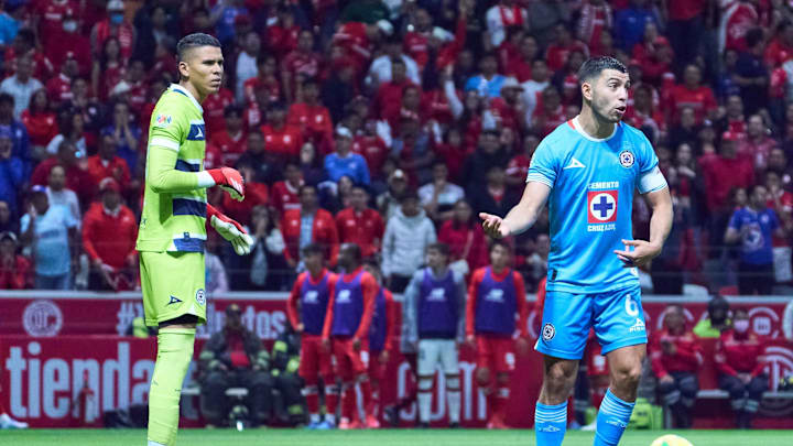 Erik Lira, Kevin Mier, Cruz Azul. Erik Lira, Kevin Mier, Cruz Azul.