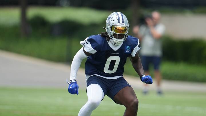 Dallas Cowboys linebacker DeMarvion Overshown. Dallas Cowboys linebacker DeMarvion Overshown.