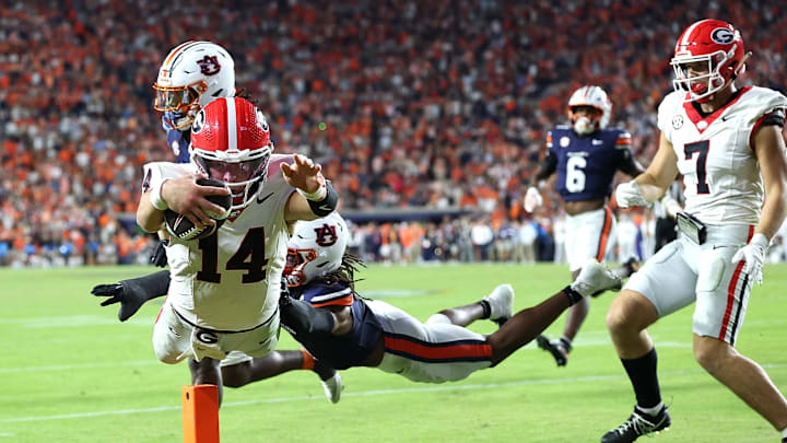 Gunner Stockton, Champ Anthony, Georgia Bulldogs, Auburn Tigers