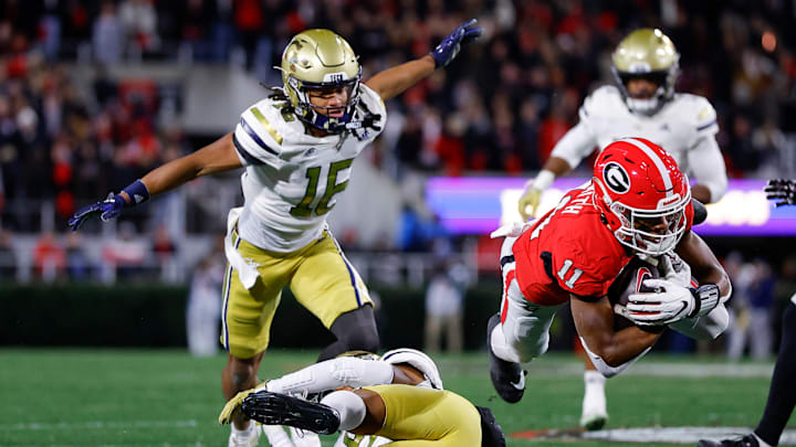 Arian Smith, Clayton Powell-Lee, Georgia Bulldogs, Georgia Tech Yellow Jackets