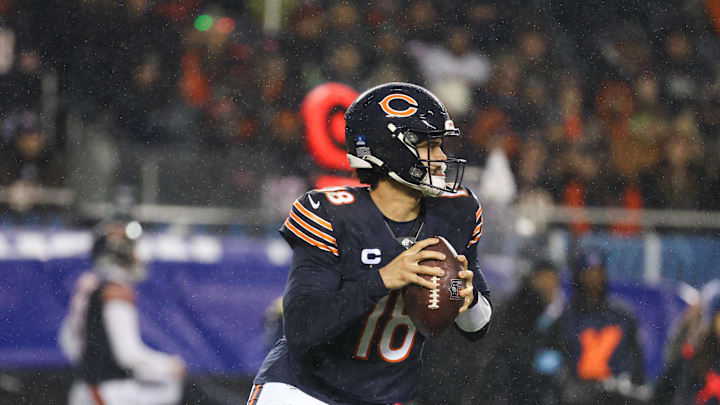 Caleb Williams during the Bears' 6–3 loss to the Seahawks on Dec. 26, 2024.
