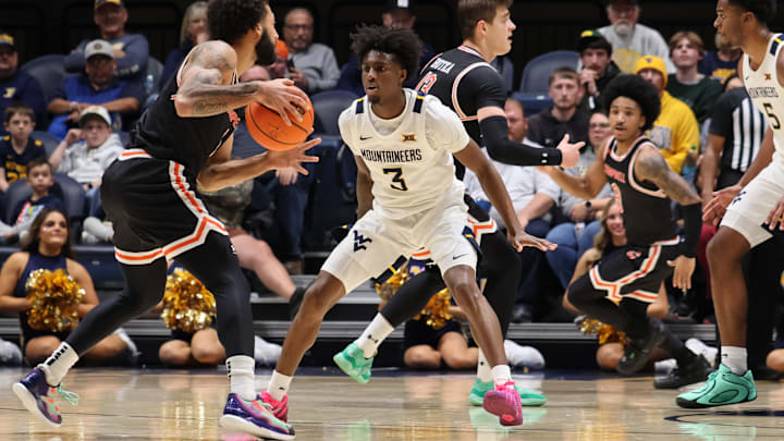 West Virginia University guard Honor Huff