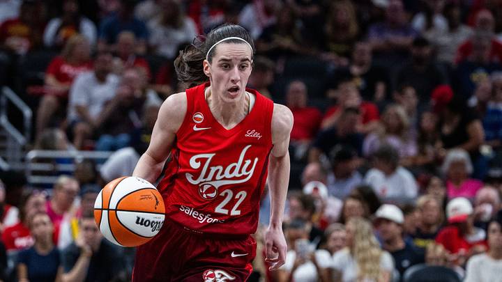 Aug 28, 2026; Indianapolis, Indiana, USA; Indiana Fever guard Caitlin Clark (22) dribbles the ball in the second half against the Connecticut Sun at Gainbridge Fieldhouse. Mandatory Credit: Trevor Ruszkowski-Imagn Images Aug 28, 2026; Indianapolis, Indiana, USA; Indiana Fever guard Caitlin Clark (22) dribbles the ball in the second half against the Connecticut Sun at Gainbridge Fieldhouse. Mandatory Credit: Trevor Ruszkowski-Imagn Images