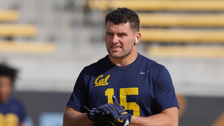 Cal linebacker Liam Johnson
