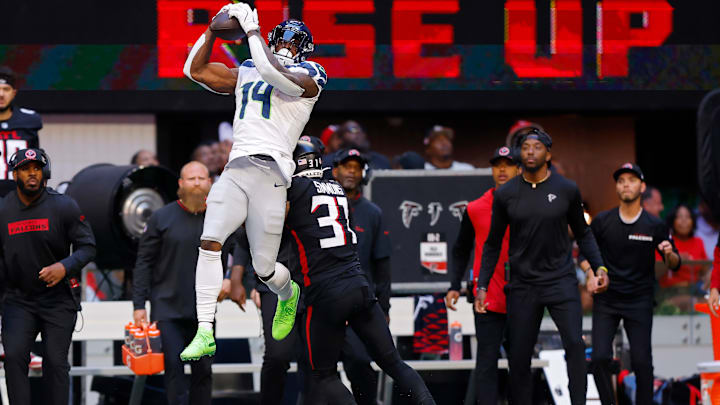 DK Metcalf of the Seattle Seahawks