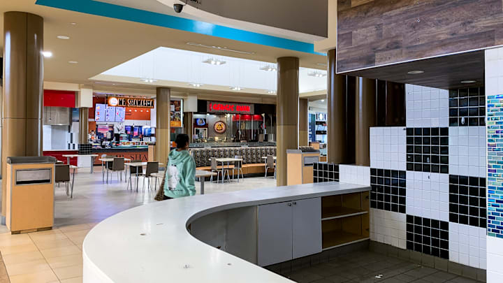 Shopping mall redevelopment in California