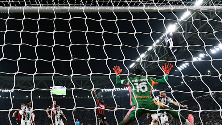 AC Milan's Mike Maignan came a clean sheet against Juventus in Turin