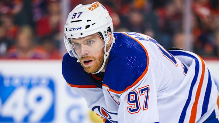 Edmonton Oilers center Connor McDavid (97)