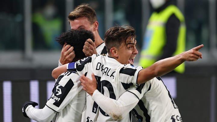 Paulo Dybala, Juan Cuadrado, Daniele Rugani, Luca Pellegrini