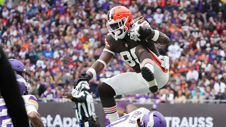 Cleveland Browns tight end David Njoku.
