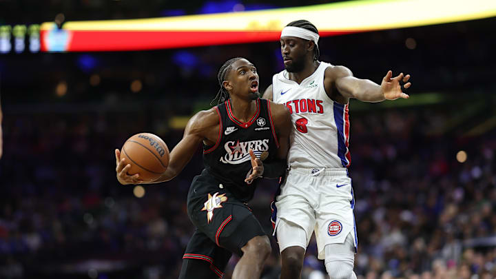 Tyrese Maxey and the 76ers head into Detroit for a rematch against the Pistons.